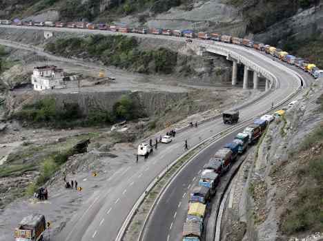 Highway closure stranded passengers