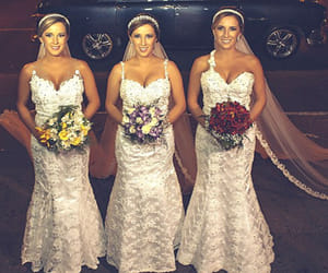 triplet bride confuse grooms