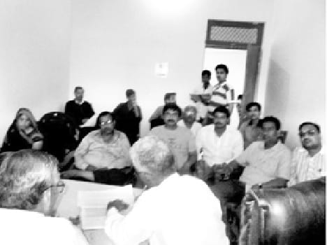 Dibiapur cleaning worker on strike , work was stalled