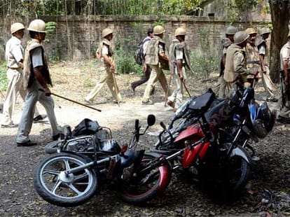 Tension in two district UP.