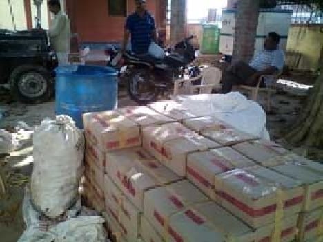 Busted illegal liquor at Rajpur