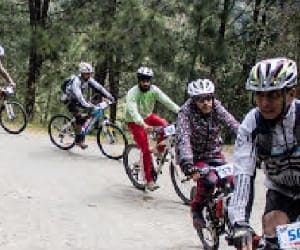 UT Mountain bike cycle rally in shimla.