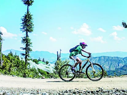 UT Mountain bike cycle rally in shimla.