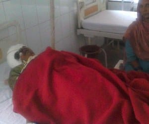 Husband cut nose of his wife