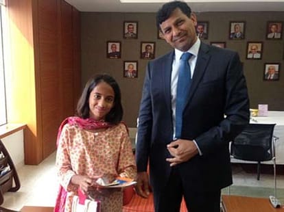 small girl wrote a letter to raghuram rajan