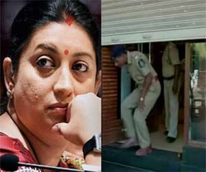 smriti irani found camera in trial room