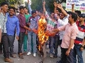 ABVP paralyze state Government mannequin