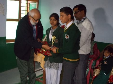 Pro arrived at school annual function Bonafaid. Pushpesh Pant