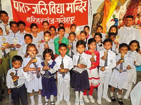 school result declared, students in joyus mood