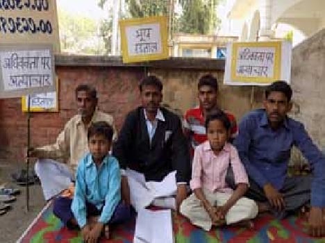 Advocate for justice with the family sitting on hunger strike