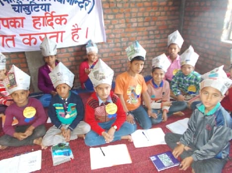 Children recite poems Swrcit