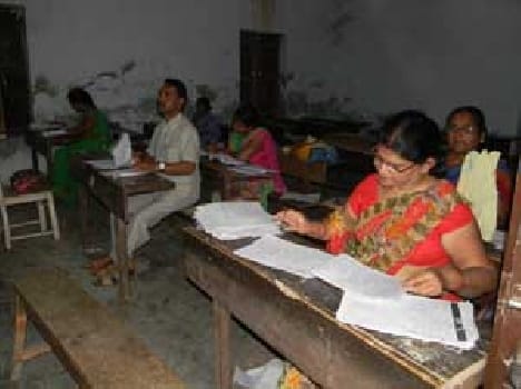 Evaluation in room, boycott in our
