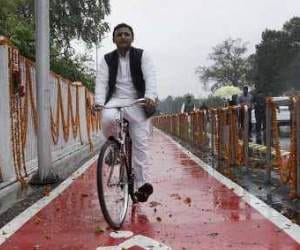 Akhilesh yadav says officers will not ride cycle