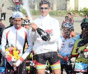 devender thakur won mtb himalaya rally.