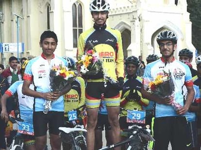 devender thakur won mtb himalaya rally.