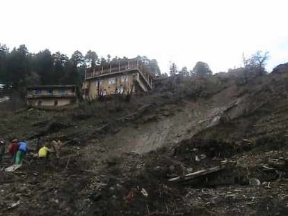 two villages evacuated for fear of landslides