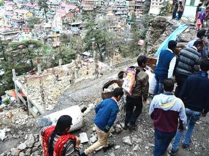 Circular Road collapse.