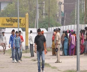 Dead body found on old railway station faridabad platform