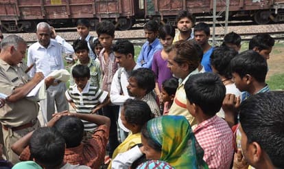 Dead body found on old railway station faridabad platform