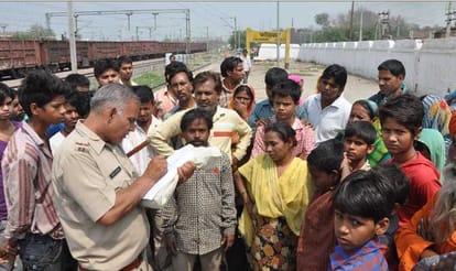 Dead body found on old railway station faridabad platform