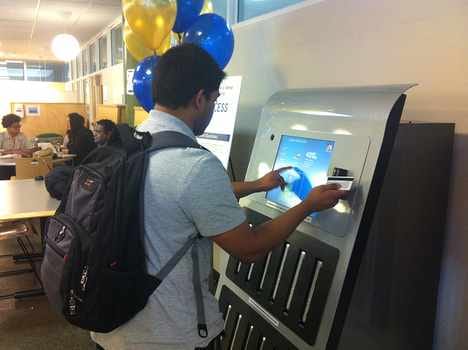hpu eslablished Kyosik machine in Library.