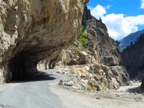 India threatened closure of Tibet road due to landslide.