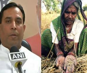 haryana farmer destructed due to heavy rain, minister playing politics