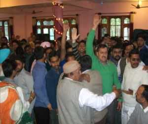 Congress meeting in sujanpur hamirpur.