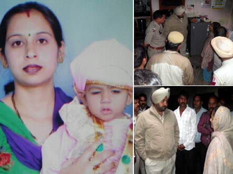 brutal: daughter in laws and grandson burnt alive for dowry