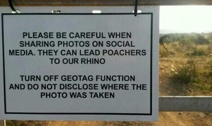 poachers are using Facebook and Twitter to track rare animals