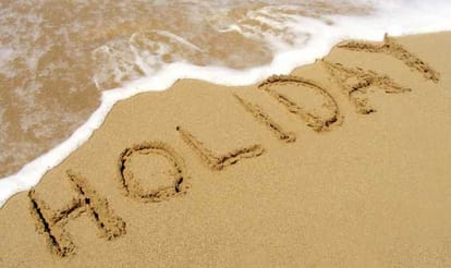 six holidays between 11th to 20th april.