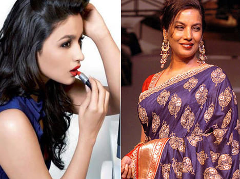 Alia Did not reach to shabana azmi show