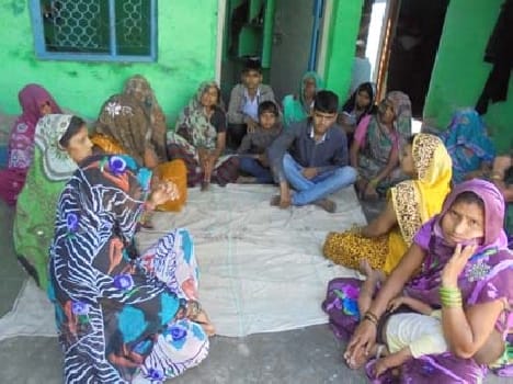 village after farmer's suicide 