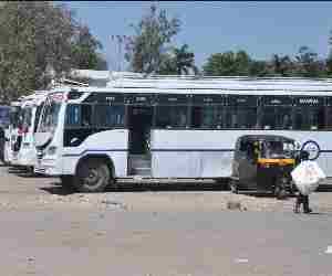 bus operators on strike against udhampur toll plaza