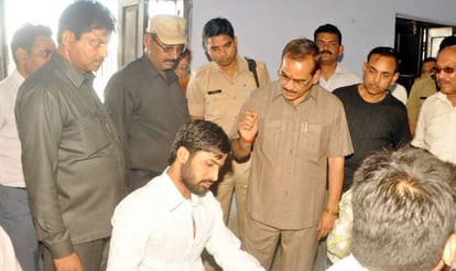 student leader arrested in cheating