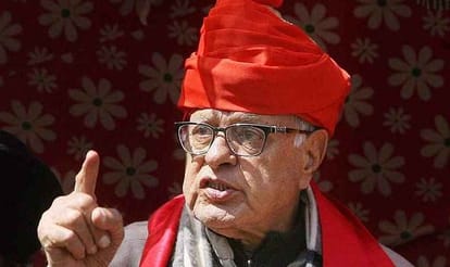 farooq abdullah back to india, asks happiness for J&K