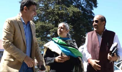 protest on sports bill in hp vidhan sabha.