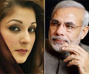 maryam sharif says thank you to modi on his tweet