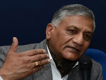 VK singh must be sent to jail said mayawati