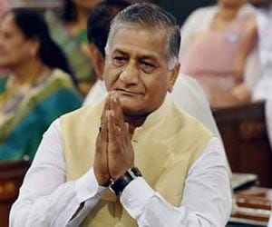 VK Singh snapped-on NH-24 will soon get rid of jam.