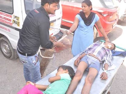 road accident on yamuna express way, three killed