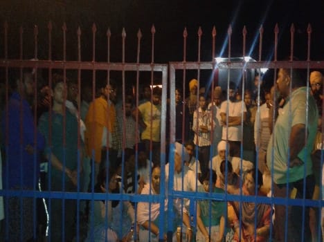 Block senior police chief's house orgy