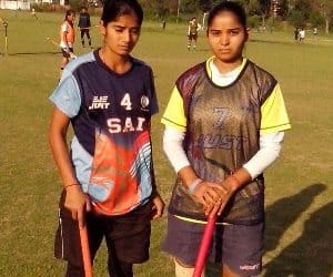 kaithal two girl selected all india combined univercity hockey camp