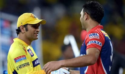 When yuvraj singh meet csk skipper MS dhoni