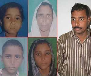 man killed his wife and three children