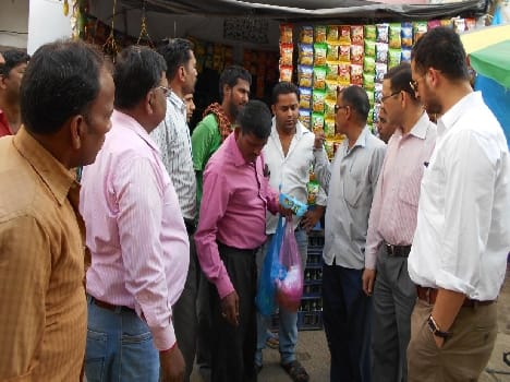 Those charged 50 rupees polythene