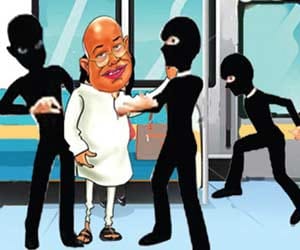 Rs 10 lakh looted in Indirapuram Contractor.