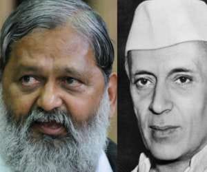 sports minister again controvertional statement about jawaharlal nehru