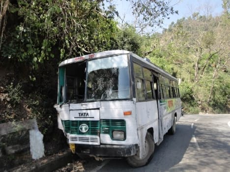 Roadways bus brake failure