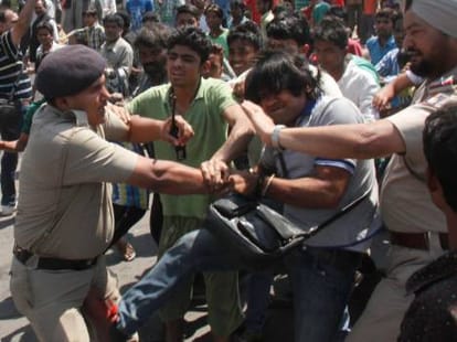chandigarh murder violence, dig include twelve injured